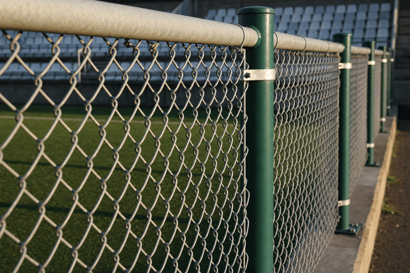 Security fence installation